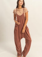 HYFVE Relaxed Fit Mineral Washed Overalls with Pockets - Image 2
