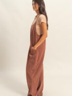 HYFVE Relaxed Fit Mineral Washed Overalls with Pockets - Image 3