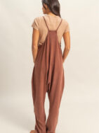 HYFVE Relaxed Fit Mineral Washed Overalls with Pockets - Image 4