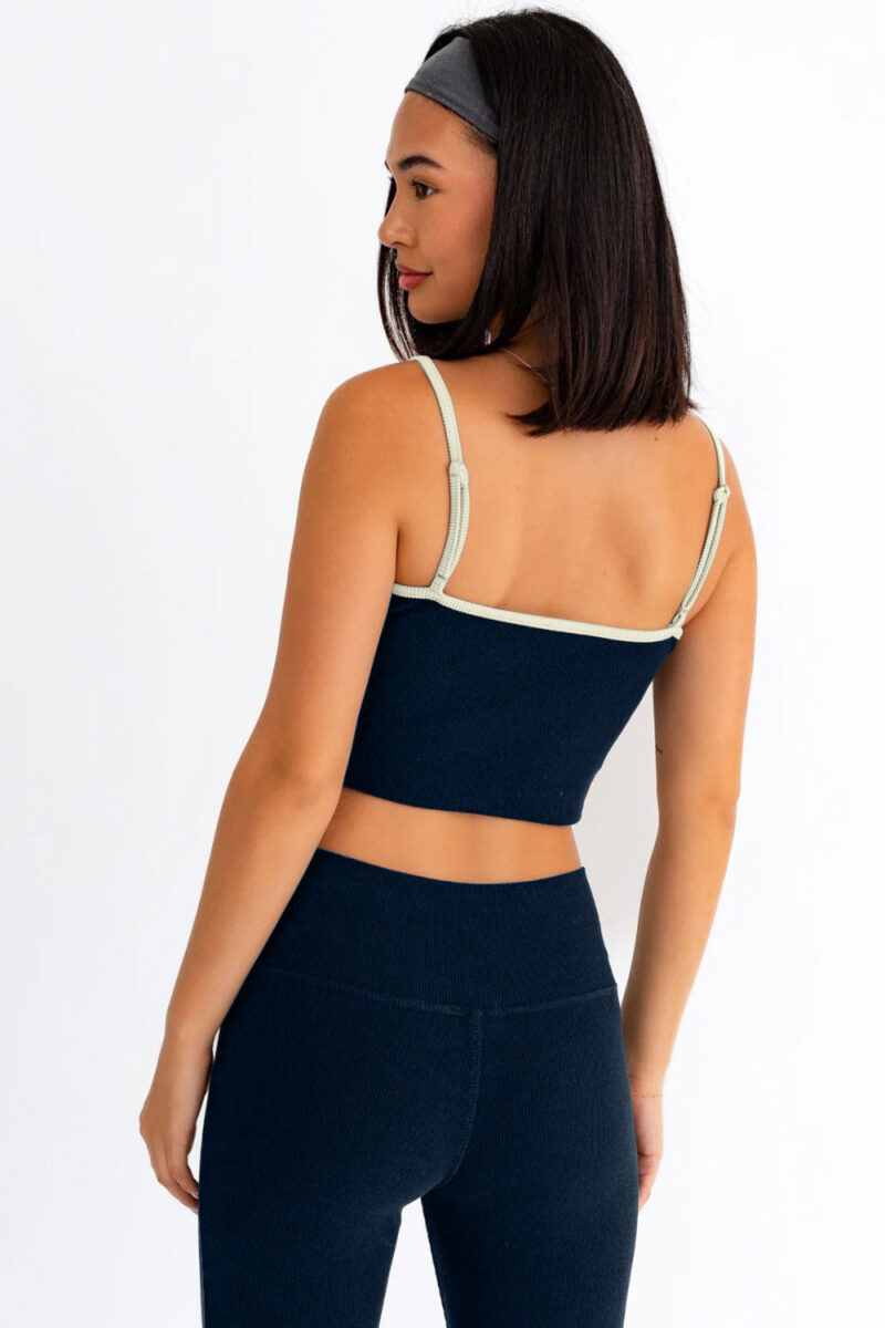 Le Lis Ribbed Crop Cami and High Waist Brushed Leggings Set - Image 2