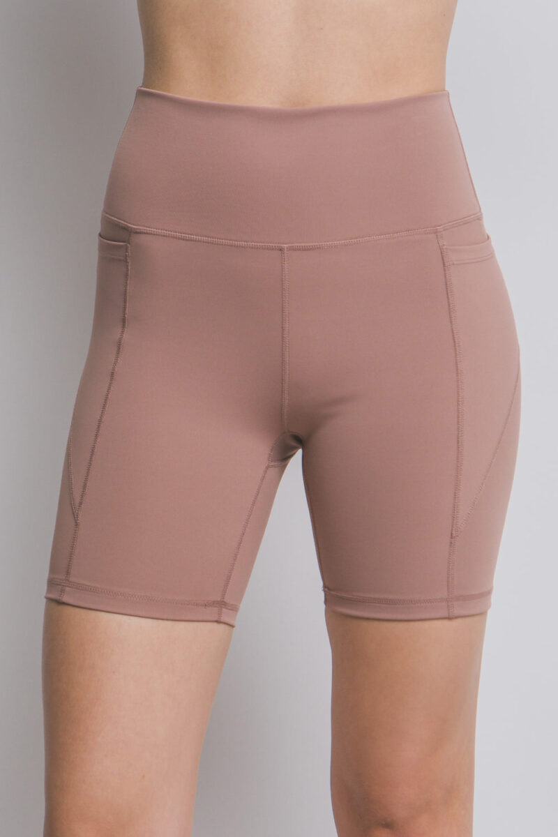 Love Tree High Waist Seam Detail Active Shorts - Image 3