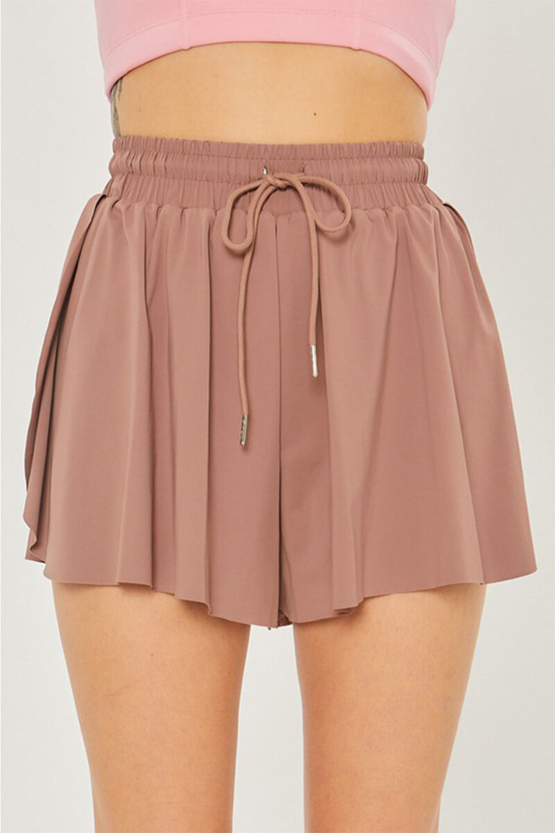 Love Tree Two In One Drawstring Active Shorts - Image 3